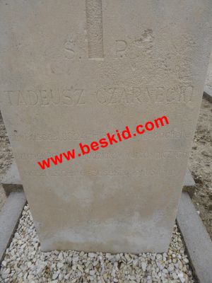 CZARNECKI Tadeusz
Né 31-01-1924 (PL)
Décès 133-10-1956
32 ans
Copyright Frania 
Copyright photo Anusia
