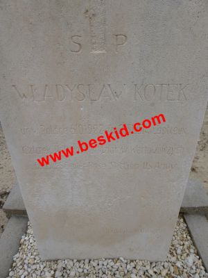 KOTEK Wladyslaw
Né 05-10-1928
Décès 31-05-1951
29 ans
Copyright Frania 
Copyright photo Anusia
