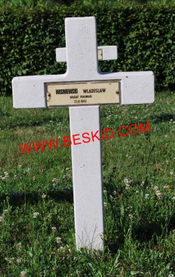 WISNIEWSKI Wladyslaw
Décès 23.08.1940 Golbey (88)
Inhumation 10.07.1964 - Tombe 52
2ème Régiment Infanterie Polonais
copyright Frania 

